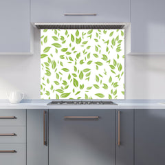 Green Leaves Kitchen Splashback