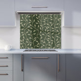 Green Shrub With Leaves Kitchen Splashback