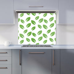 Leaves Pattern Kitchen Splashback