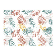 Palm Branches In Natural Colors Glass Chopping Board