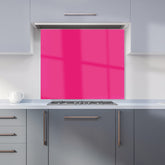 Vivid Pink Kitchen Splashback