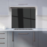 Midnight Black Kitchen Splashback