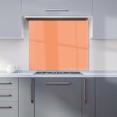 Faded Orange Kitchen Splashback
