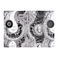 Abstract Moon And Sun Glass Chopping Board