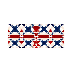 American Flag Abstract Pattern Glass Bathroom Splashback