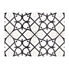 Arabic Style Pattern Glass Chopping Board
