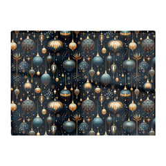 Christmas Decorations Glass Chopping Board