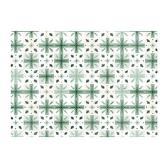 Christmas Quilting Squares Geometric Glass Chopping Board