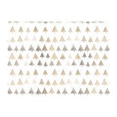 Geometric Christmas Tree Pattern Glass Chopping Board