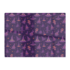 Witch Hats And Broomsticks Glass Chopping Board