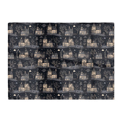 Spooky Haunted Houses Glass Chopping Board