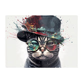 American Shorthair Cat Splashart Chopping Board