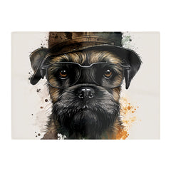 Border Terrier Dog Chopping Board