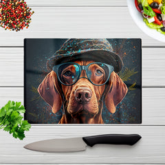 Hungarian Vizsla Dog Chopping Board