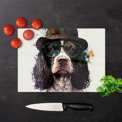 Springer Spaniel Dog Chopping Board