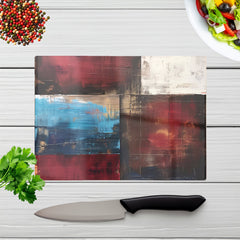 Rustic Harmony In Bold Colours Chopping Board