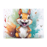 Happy Splashart Squirrel Chopping Board