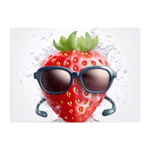 Strawberry In Glasses Chopping Board