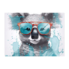 Splashart Koala In Glasses Chopping Board