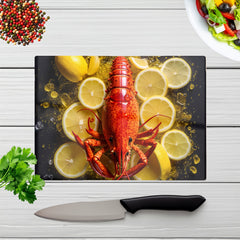 Lobster On Lemons Chopping Board