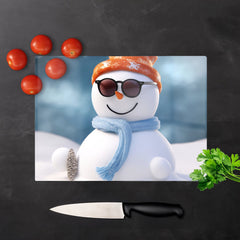 Smily Snowman Chopping Board
