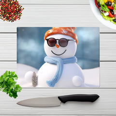 Smily Snowman Chopping Board