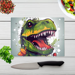 Laughing T Rex Chopping Board