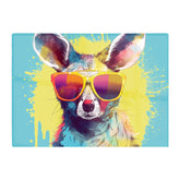 Splashart Wallaby In Glasses Chopping Board