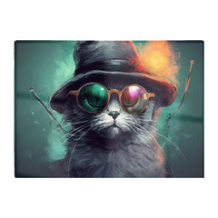 Fiery Cat In A Hat Chopping Board