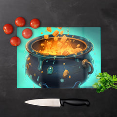 Bubbling Cauldron Splashart Chopping Board