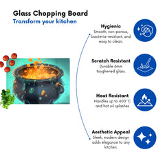 Bubbling Cauldron Splashart Chopping Board