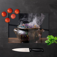 Contemporary Bubbling Cauldron Chopping Board