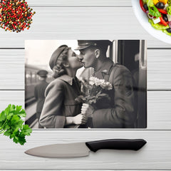 A Kiss Goodbye Chopping Board