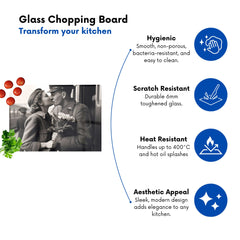 A Kiss Goodbye Chopping Board