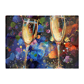 Splashart Champagne Flutes Chopping Board