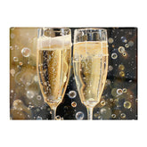 Splashart Bubbly Champagne Flues Chopping Board