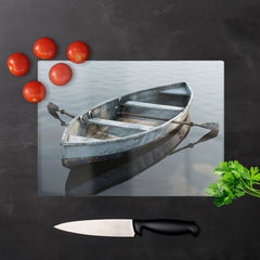 Boat On The Lake Chopping Board