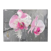 Pink Orchids Splashart Chopping Board