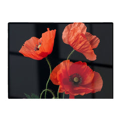 Poppies Chopping Board