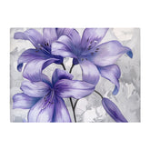 Purple Lilies Chopping Board