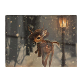 Fawn In A Snowy Scene Chopping Board