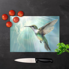 Hummingbird In A Beautiful Sky Chopping Board