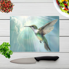 Hummingbird In A Beautiful Sky Chopping Board