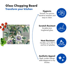 Passion Flowers Chopping Board