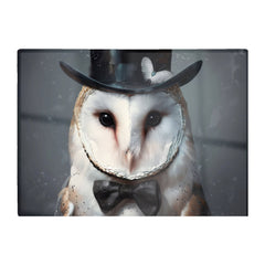 Owl In A Top Hat Chopping Board