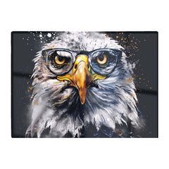 Eagle In Glasses Splashart Chopping Board