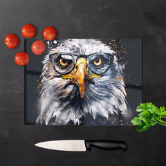 Eagle In Glasses Splashart Chopping Board