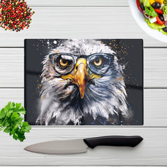 Eagle In Glasses Splashart Chopping Board