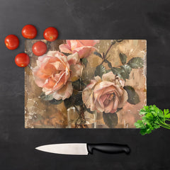 Vintage Roses Chopping Board