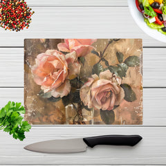 Vintage Roses Chopping Board